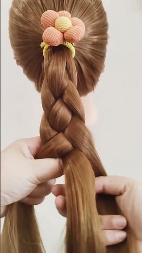 The basic technique of a four-strand braid#Editing and distributing tutorial#Hair Tying