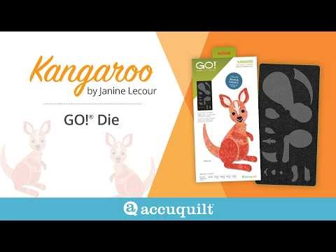 Jump Into Whimsical Appliqué with the GO! Kangaroo Die 🦘