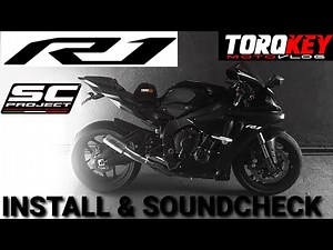 Yamaha R1 2019 SC Project CRT Exhaust || Install and SoundCheck || TorqKey