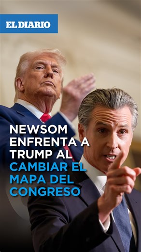 2.7K views · 31 reactions | Newsom desafía el plan de Trump y desata la guerra por el control del Congreso El Gobernador de California, Gavin Newsom, aprobó un plan para cambiar el mapa del Congreso y quitarle poder a los republicanos. Sin embargo, en Texas están por aprobar un mapa que refuerce el poder de los republicanos y vaya en sintonía con la estrategia nacional de Trump. #ElDiario #gavinnewsom #california #democratas #republicanos #donaldtrump | El Diario Nueva York | Facebook