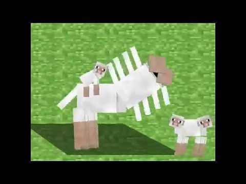 Baaa but in Minecraft
