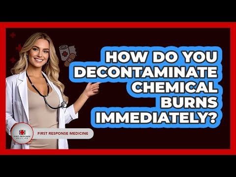 How Do You Decontaminate Chemical Burns Immediately? - First Response Medicine