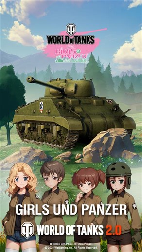 Sensha-Dō unleashed! The Girls und Panzer universe strikes again and that's not all! This time, expect a new school to join us 🤩 Saunders University High School has brought four unique crew members and the Sherman Firefly Saunders, a Tier VI American medium tank! Get ready to meet this fearless crew and find out more! ➡️ https://tanks.ly/475fVob | World of Tanks