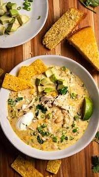 The BEST White Chicken Chili! You will LOVE it!