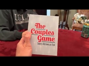 Playing The Couples Game That's Actually Fun [A Party Game To Play With Your Partner]