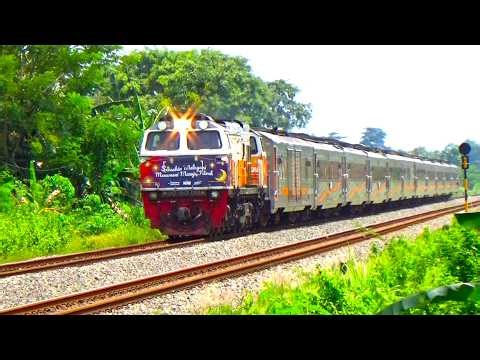 KERETA API PANJANG ‼️ TOP KOMPILASI MENEMUKAN 8 KERETA API LOKOMOTIF VINTAGE,RnB,WnB|TOP KERETA API