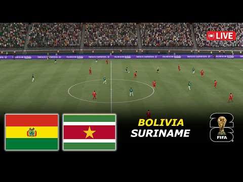 🔴Suriname vs Bolivia Live | World Cup qualifier Play-off 2026 | eFootball PES 21 Simulation
