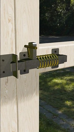 Did You Know This Gate lock?🔐Automatic gate latch