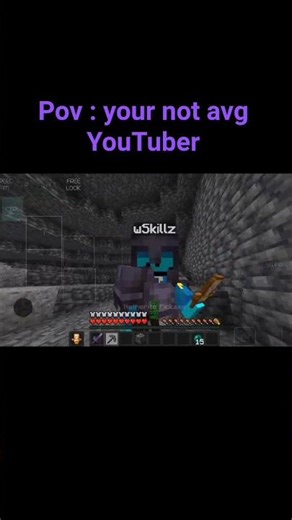 Minecraft but your not avg YouTuber #minecraft