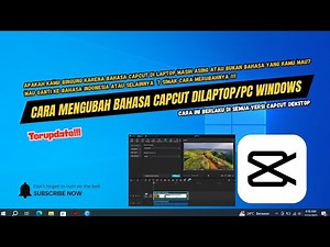 How to Change CapCut Language on Windows Laptop/PC | Switch to Indonesian/English/Other languages...