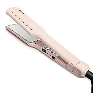 Hair Straightener, Professional Salon Quality Flat Iron, 1.75'' Extra-Large Nano Titanium Plate, Instant Heat Up, Dual Voltage Travel Hair Straightening Iron, Smooth Glide for All Hair Types