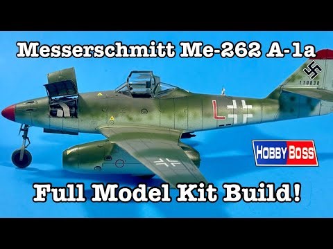 Building the Hobby Boss 1/48 Me-262 (start to finish!)