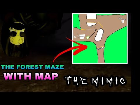 How to complete witch trials (Forest maze) WITH MAP - The Mimic roblox