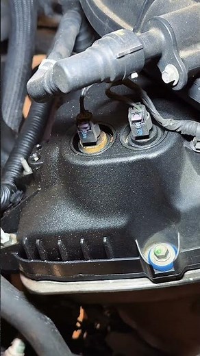 Ford F150 3.3L leaking oil at the VCT solenoids #automotive #oilseal #ford #mechanic #tools #repair