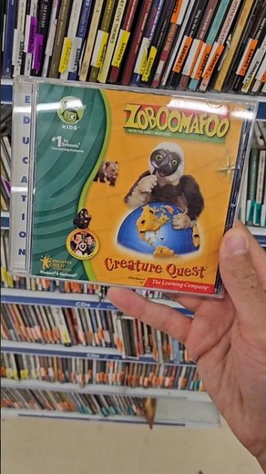 Finding a RARE Zoboomafoo PC Game! 🐒 #pbskids #2000skids #nostalgia #puppets