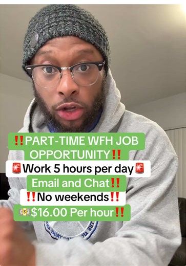APPLY TO THIS PART-TIME WFH JOB OPPORTUNITY TODAY‼️ #workfromhome #wfh #workfromhomejobs #remotework #jobs