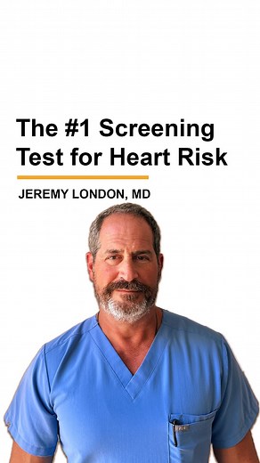 Jeremy London, MD | The #1 Screening Test to determine your Cardiovascular Risk 🫀⚠️ If you enjoyed this content, then check out my free newsletter at... | Instagram