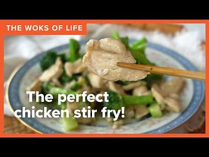 Healthy Chicken and Broccoli Stir Fry with White Sauce