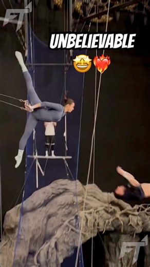 She’s ….. #split #trapeze #freedom #performance #artist #circus #gymnast #show #flying #shorts