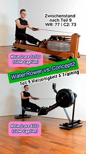 13K views | WaterRower vs. Concept2 – mein persönlicher Vergleich...