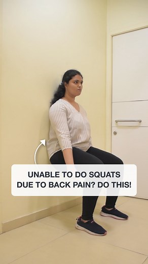 Mastering the correct technique to do wall squats can have a significant impact. Let's learn the right form to do this to develop core strength and contribute to a healthier and stronger lower back. Call 080 3521 6510 to book your first free consultation with QI Spine today #backpain #backpainrelief #spinecare #physio #squats | QI Spine