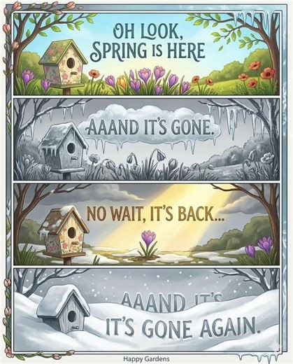 Oh Look, Spring is here!! Yes it is definitely here! It has been here for about a week now. I don’t need a calendar to tell when the seasons change. All I have to do is step outside my door and walk into the nature in my yard. I am getting very excited to start work in my gardens. I hope everyone is enjoying their weekend!! ❤️