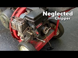 Neglected Chipper - Will it Run Again?