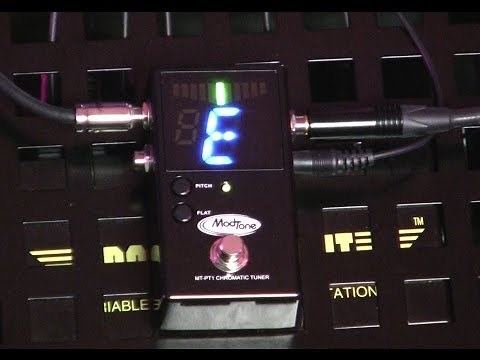 How to Tune a 12 String Guitar! ModTone Mayhem : MT-PT1 Chromatic Tuner PEDAL ~ Video #2