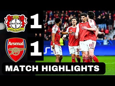 Leverkusen vs Arsenal (1-1) Highlights | Kai Havertz Penalty GOAL vs Leverkusen
