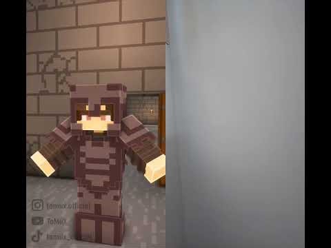 Gaspard doit faire un beacon géant sur Minecraft