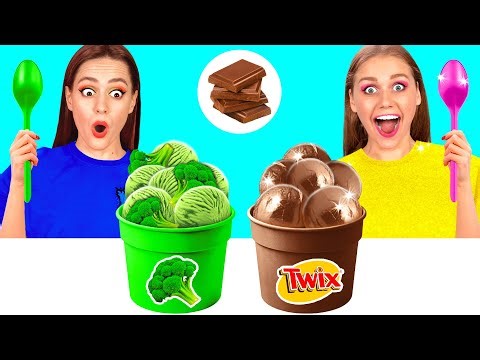 Rich vs Broke Food Chocolate Challenge | Funny Food Hacks by TeenChallenge