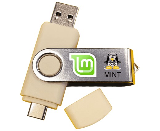 Linux Mint OS for Everyone - Bootable Live Install USB Flash Thumb Drive - Great for Work Entertainment and Everyday Tasks Operating System