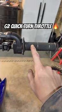 G2 Ergonomics quick turn throttle tube review YZ250F