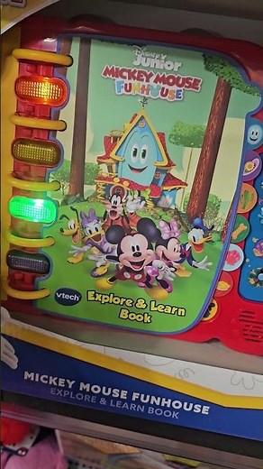 Mickey mouse clubhouse learning book #disneyjunior #learningthroughplay #youtubeshorts