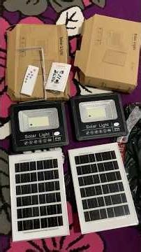 Lampu Sorot Tenaga Surya 114LED 2500W Tahan Air IP69 + Remote #shorts