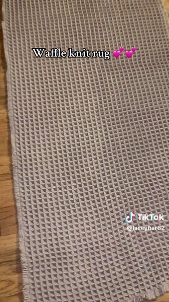 Waffle Knit Rug: The Perfect Home Addition