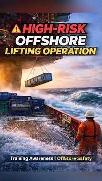 Offshore Lifting in Heavy Weather | High-Risk PSV Operation | Maritime Safety