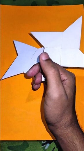 Paper Ninja Star | #shortfeed #papercraft