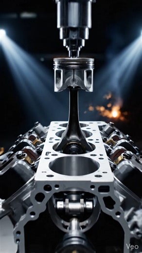 TheBuildVerse on Instagram: "Ever wondered how an engine turns fuel into motion? ⚙️ Inside an engine, fuel + air ignite, creating tiny explosions that push pistons up and down. This motion rotates the crankshaft, which finally powers the wheels 🚗💨 Thousands of explosions every minute — all perfectly timed. That’s engineering magic. 💡 Fun fact: At 3,000 RPM, each piston moves up and down 50 times per second. . . . . . . . . . . . . . . #engineworking #howengineswork #engineeringreels #mechanic