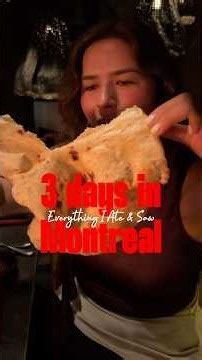 Everything i ate and saw spending 3 days in Montreal!🇨🇦 #montreal