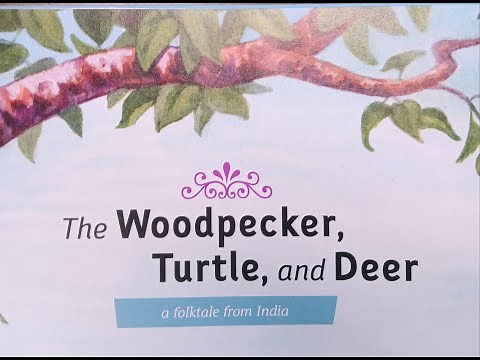 👧Reading "The Woodpecker, Turtle, and Deer" a bedtime story time book read by Addy's Nana audio book