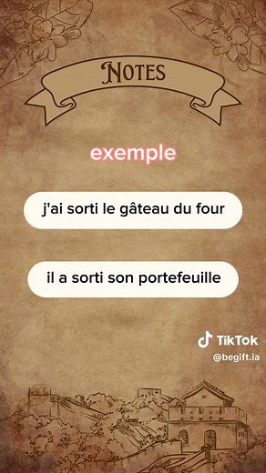 Apprendre le français: Je suis sorti ou j'ai sorti