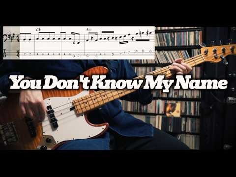 Alicia Keys - You Don't Know My Name (Unplugged) | Bass Cover with TABS
