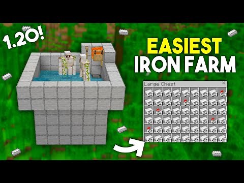 Minecraft Iron Farm 1.21+ Tutorial in Bedrock!