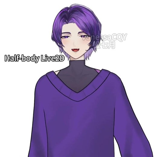Live2D half-body，Are handsome boys your type?