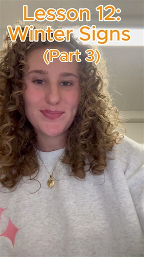 ASL Lesson 12: Winter Signs (Part 3)