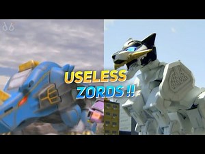 Zords That Barely Do Anything in the Megazord - Power Rangers