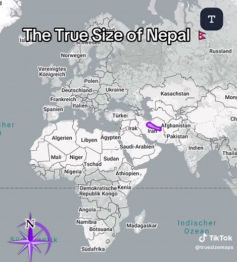 Discover the True Size of Nepal and Its Geography