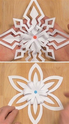 PAPER SNOWFLAKE FOR CHRISTMAS DECORATIONS | HOW TO CUT A SNOWFLAKE INCL ART