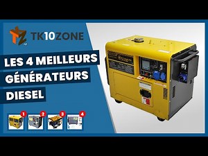 Les 4 meilleurs générateurs diesel